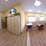 Zdjęcie panoramiczne wnętrza Centrum Wsparcia